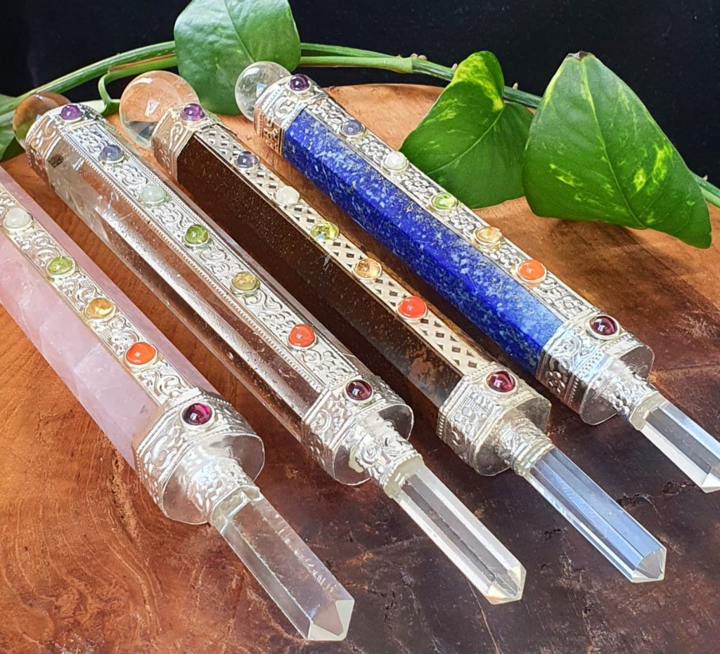 crystal wands