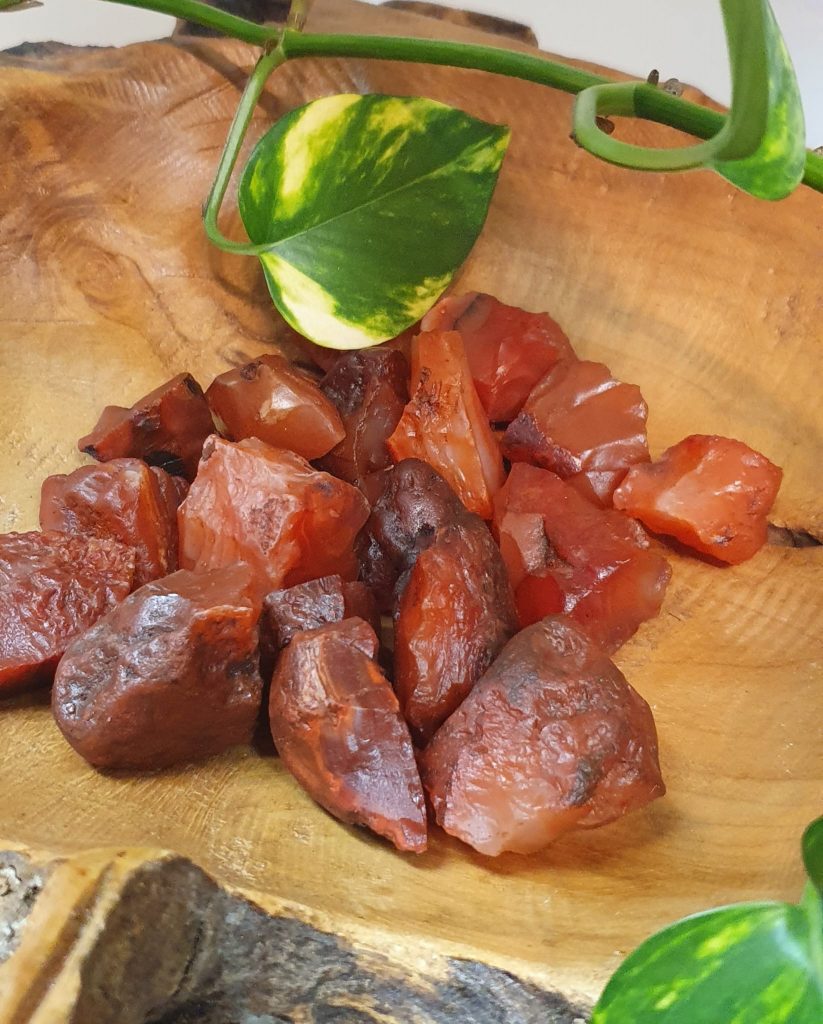 natural carnelian crystal